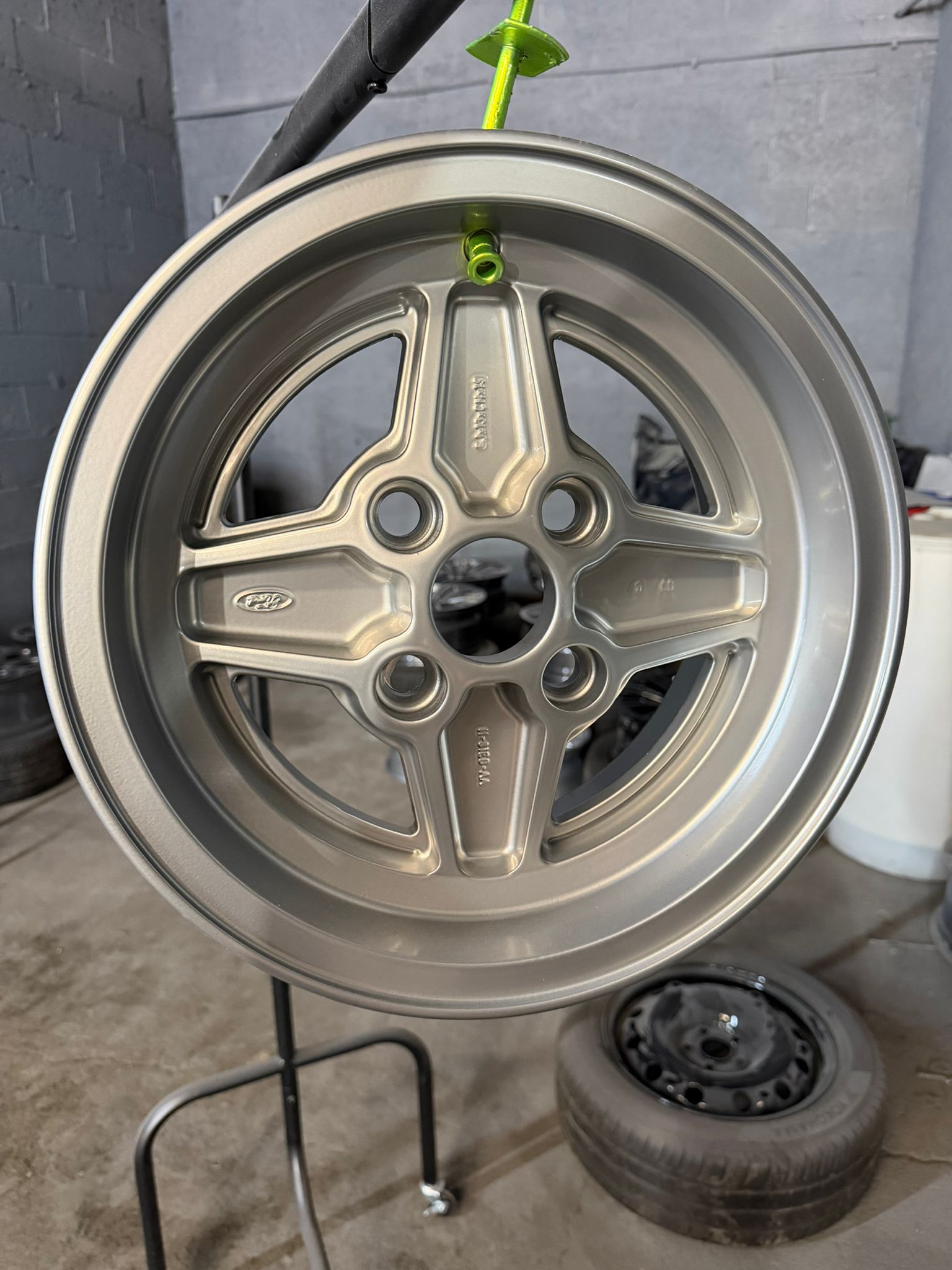After - Wheel damage repair before and after in Glasgow