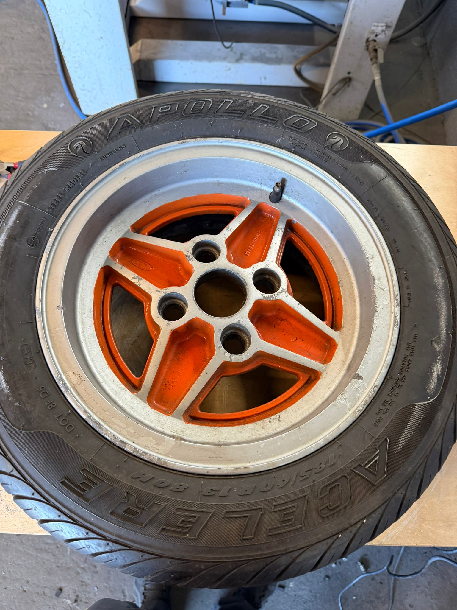 Before - Wheel damage repair before and after in Glasgow